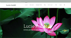 Desktop Screenshot of lucieaudet.com